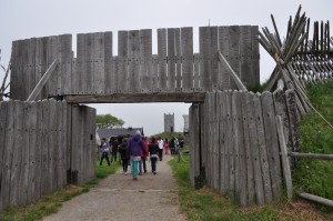 Ingång till Vikingabyn